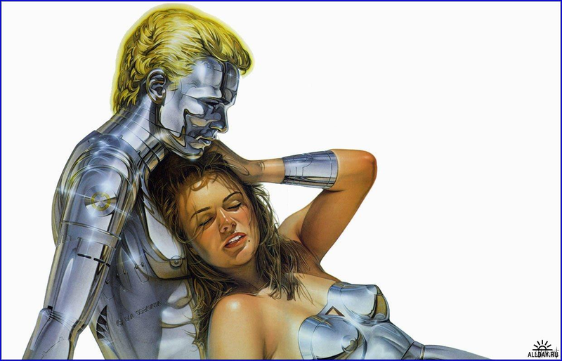 Illustration for article titled Gallery 1 Sexy Robots and Cyborgs